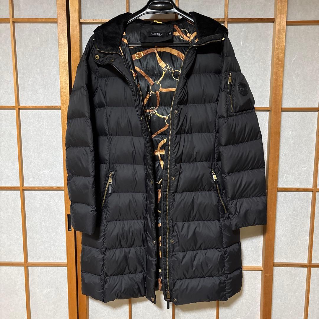 LAUREN RALPH LAUREN ブラックダウンジャケット S