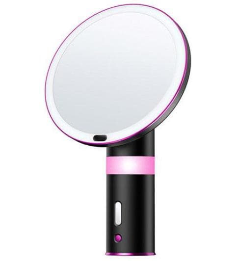 高品質の最高級のLEDメイクアップミラー テレワーク　動画配信　充電式