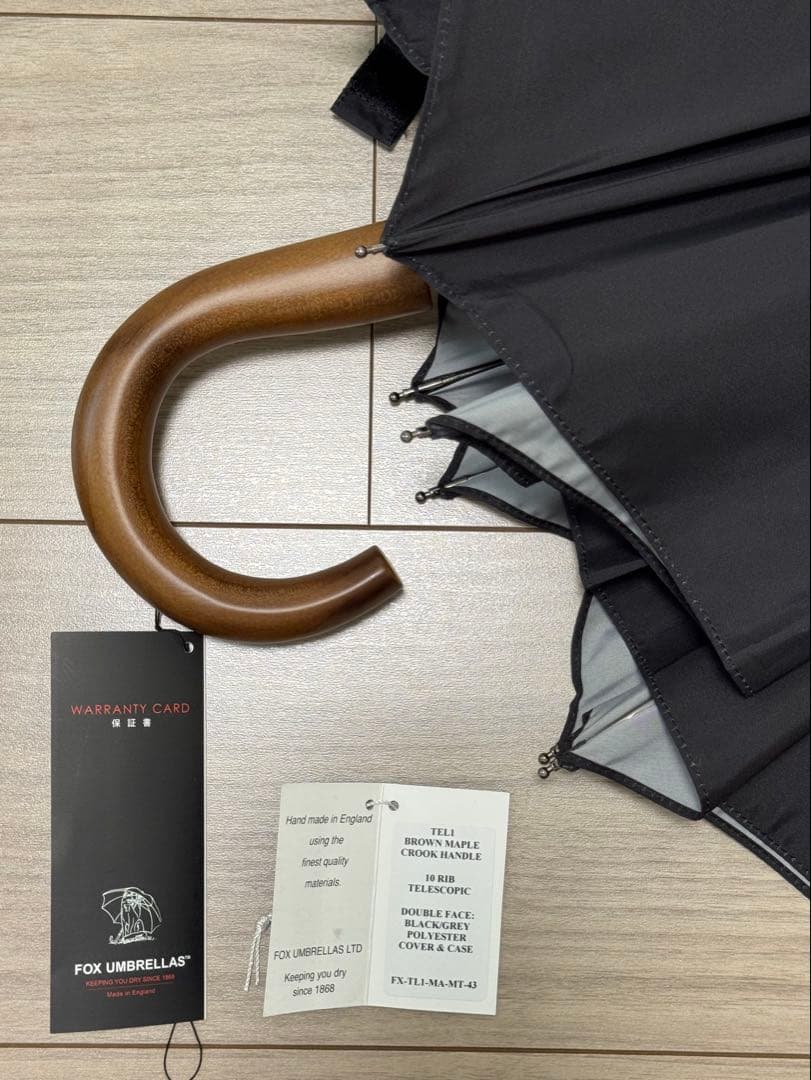 【新品未使用】FOX umbrellas フォックスアンブレラズ 折りたたみ傘