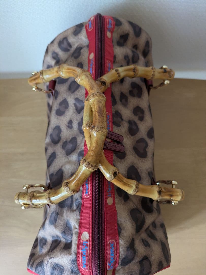 【美品】LeSportsacバンブーボストンバッグ