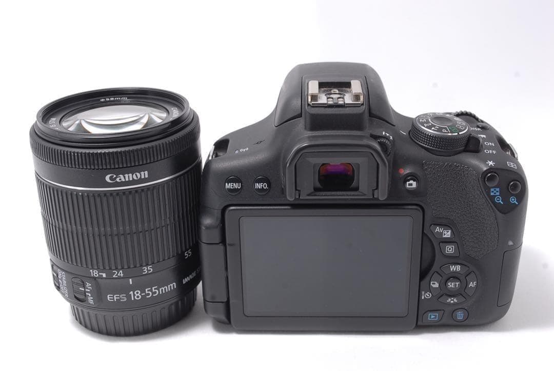 キヤノン Kiss X8i☆美品✨高性能STM標準レンズ付 Wi-Fi タッチ♪