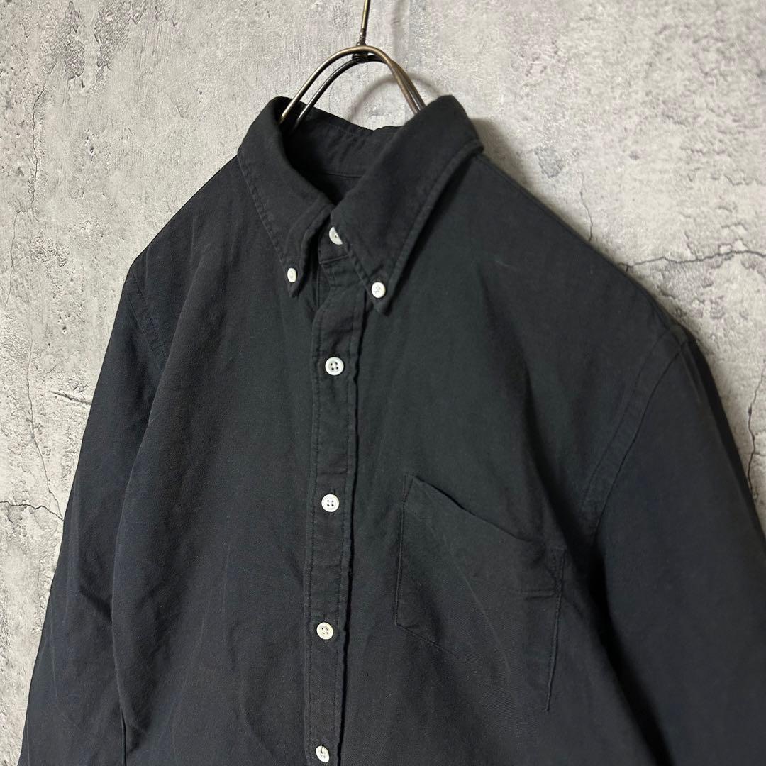 【超人気◎】RRL　長袖シャツ　オックスフォード　ブラック　美品　完売モデル◎