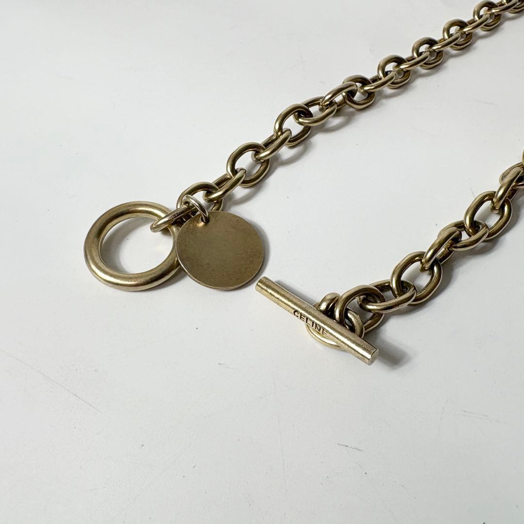 セリーヌ　CELINE トリオンフ　ゴールドカラー　ブレスレット　ユニセックス