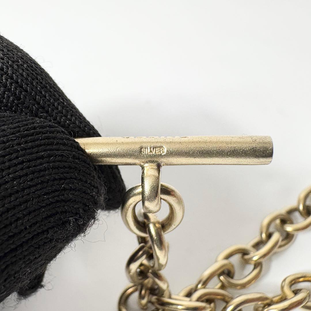 セリーヌ　CELINE トリオンフ　ゴールドカラー　ブレスレット　ユニセックス