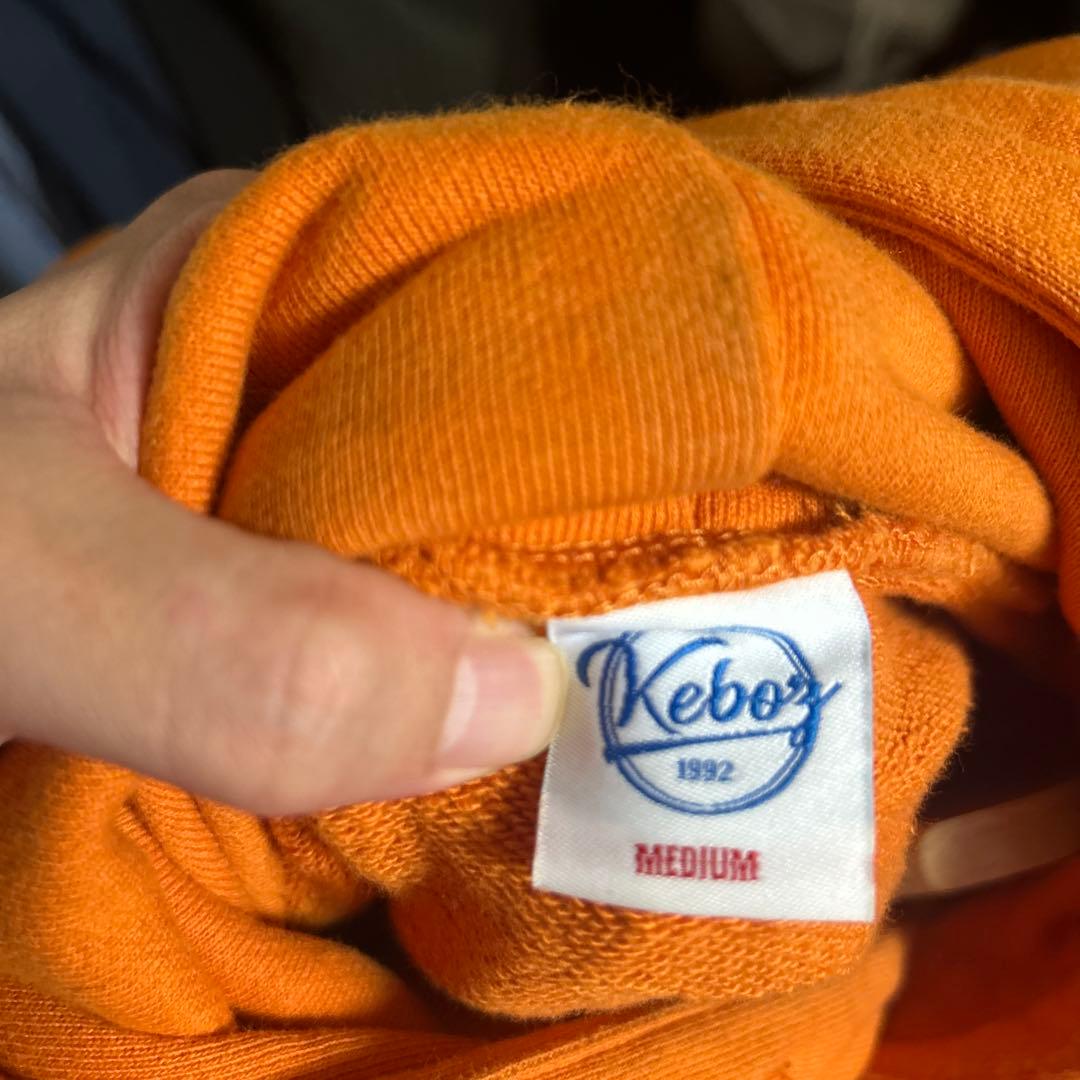 Keboz オレンジ パーカー セットアップ