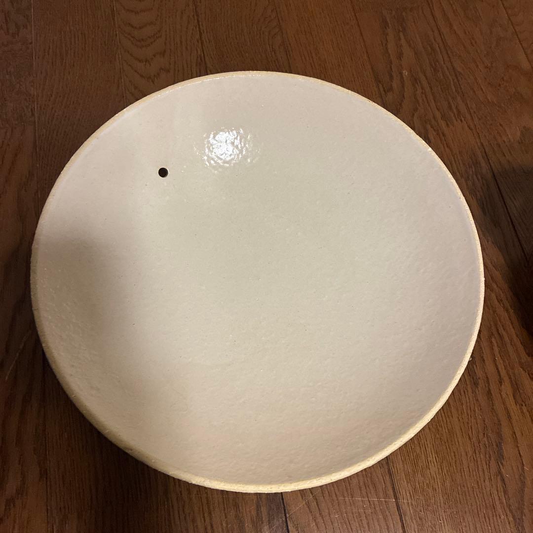 未使用 長谷園　ヘルシー蒸し鍋　大　土鍋　直径約30㎝　伊賀焼