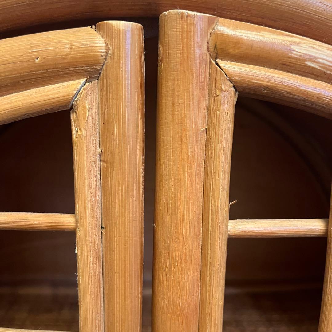 ZARAラタン アーチ型キャビネット 2段