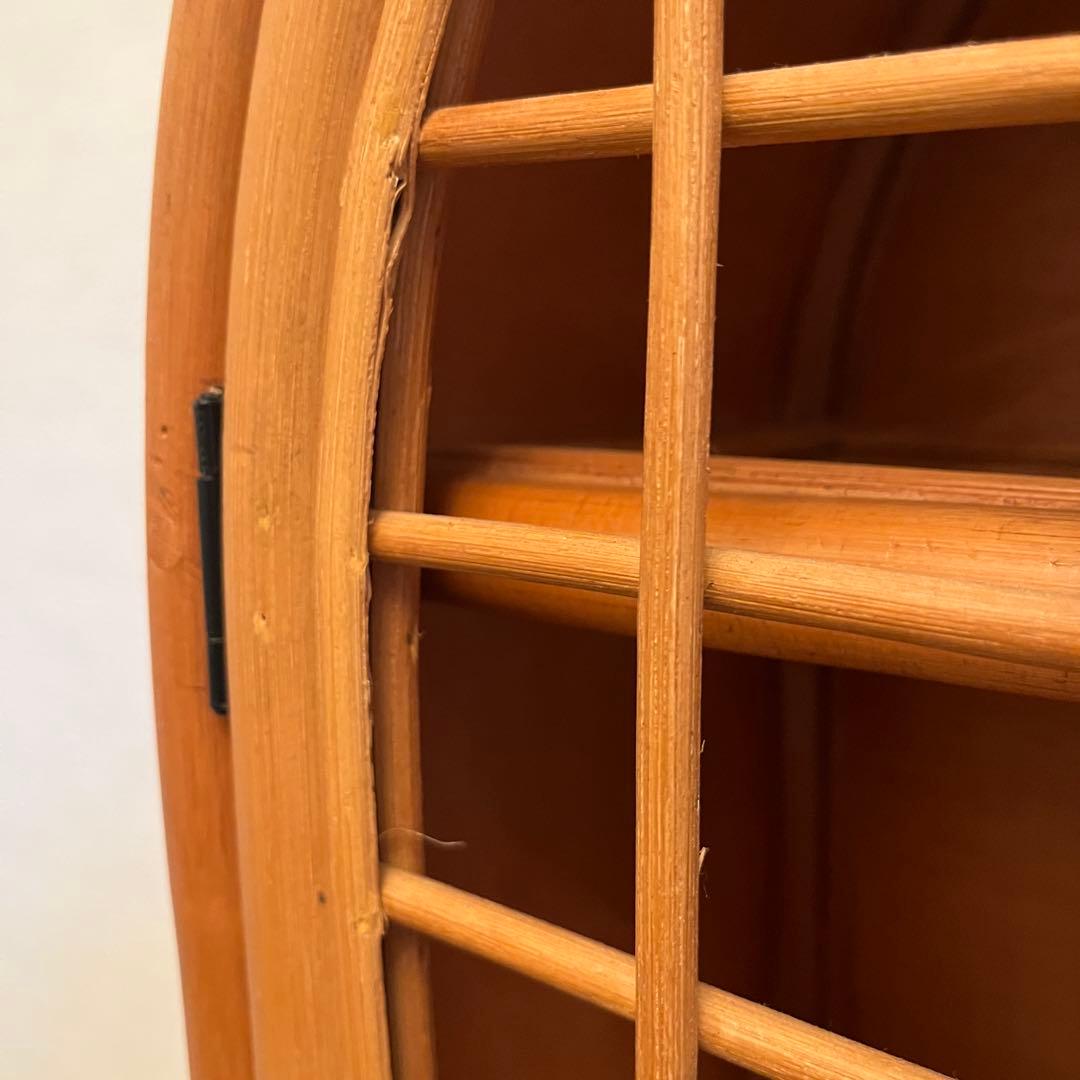 ZARAラタン アーチ型キャビネット 2段