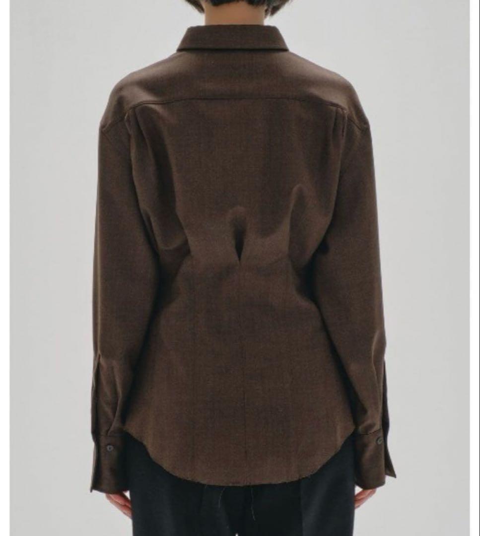 ⭐️美品⭐️ free sizeトゥデイフル　ウエストタックシャツ　ブラウン