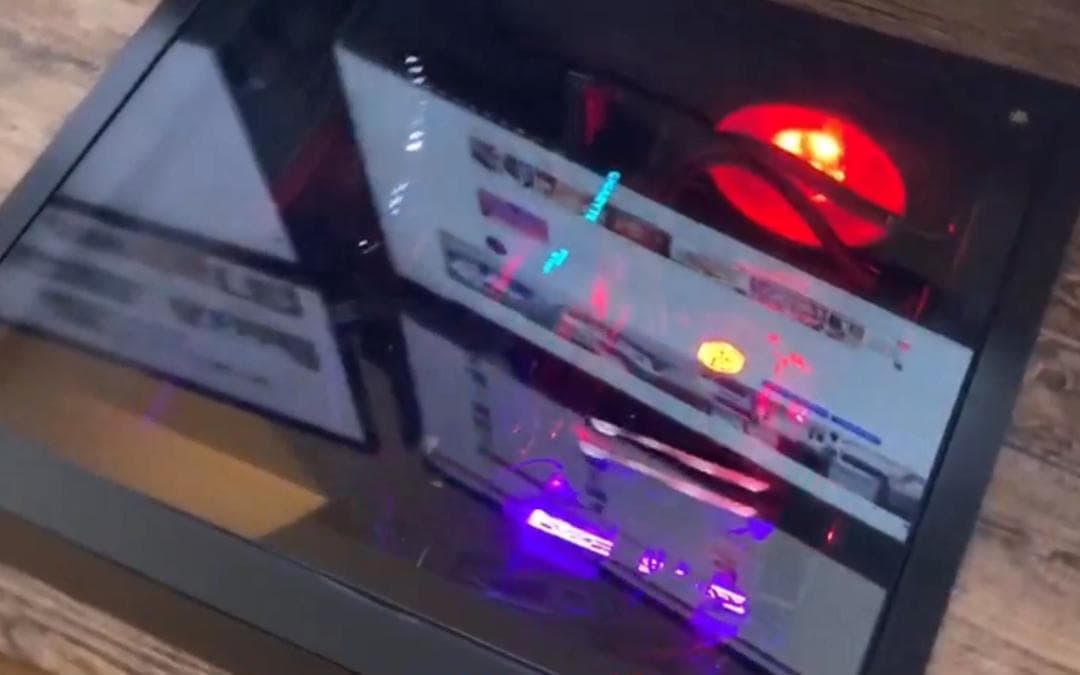 【自作】パソコンデスク デスクインインＰＣ IKEAデスク改