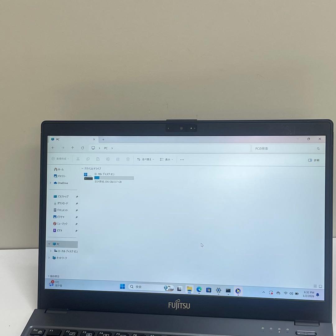 #719 富士通 FUTRO MU937 Win11 8GB SSD256GB