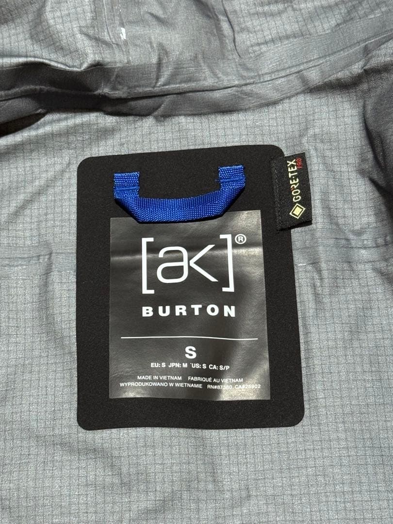 BURTON AK TUSK JKT GORE-TEX 3L S バートン①