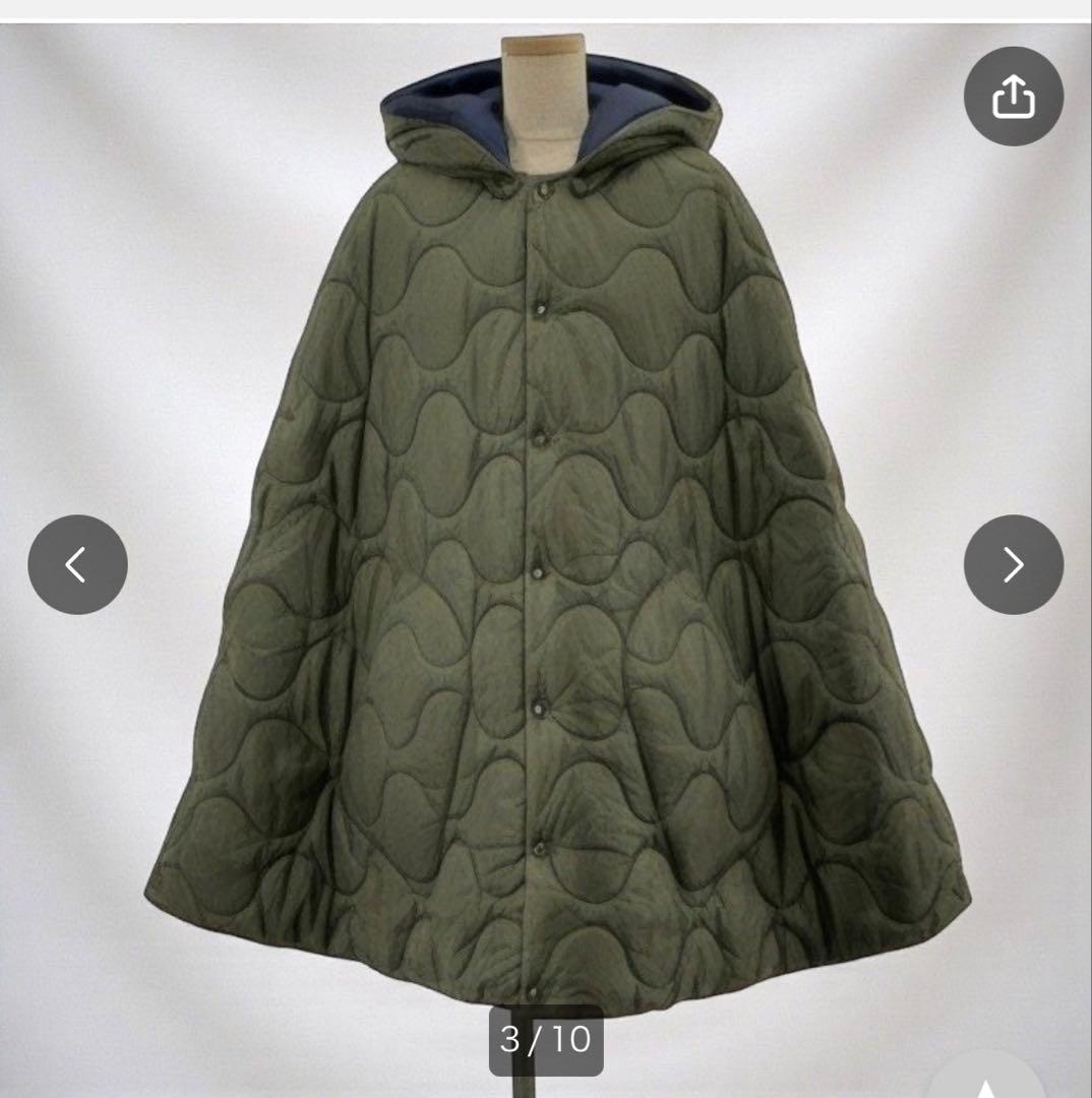 MADISONBLUE キルティングポンチョ　01