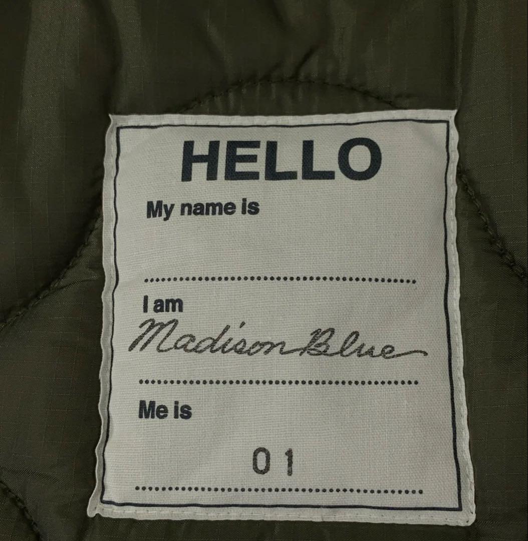 MADISONBLUE キルティングポンチョ　01