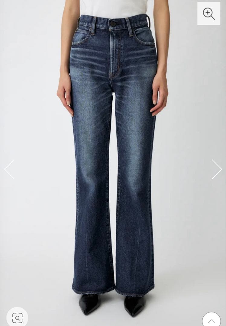 美品✨️早い者勝ち✨️moussy フレアデニム 通常丈 24inch