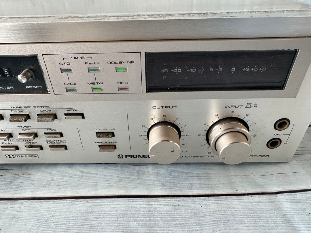 パイオニアステレオカセットデッキ「CT-520」(H16)