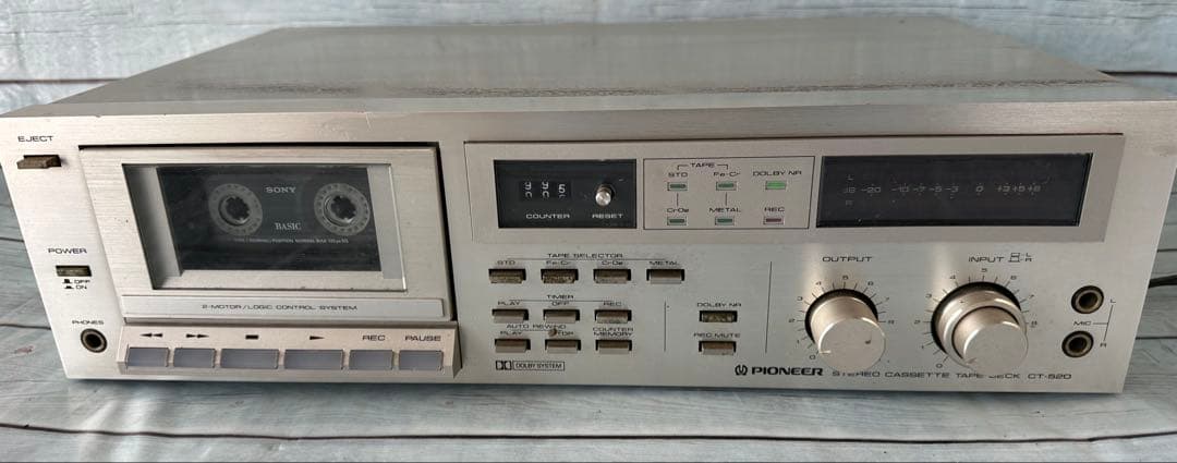 パイオニアステレオカセットデッキ「CT-520」(H16)