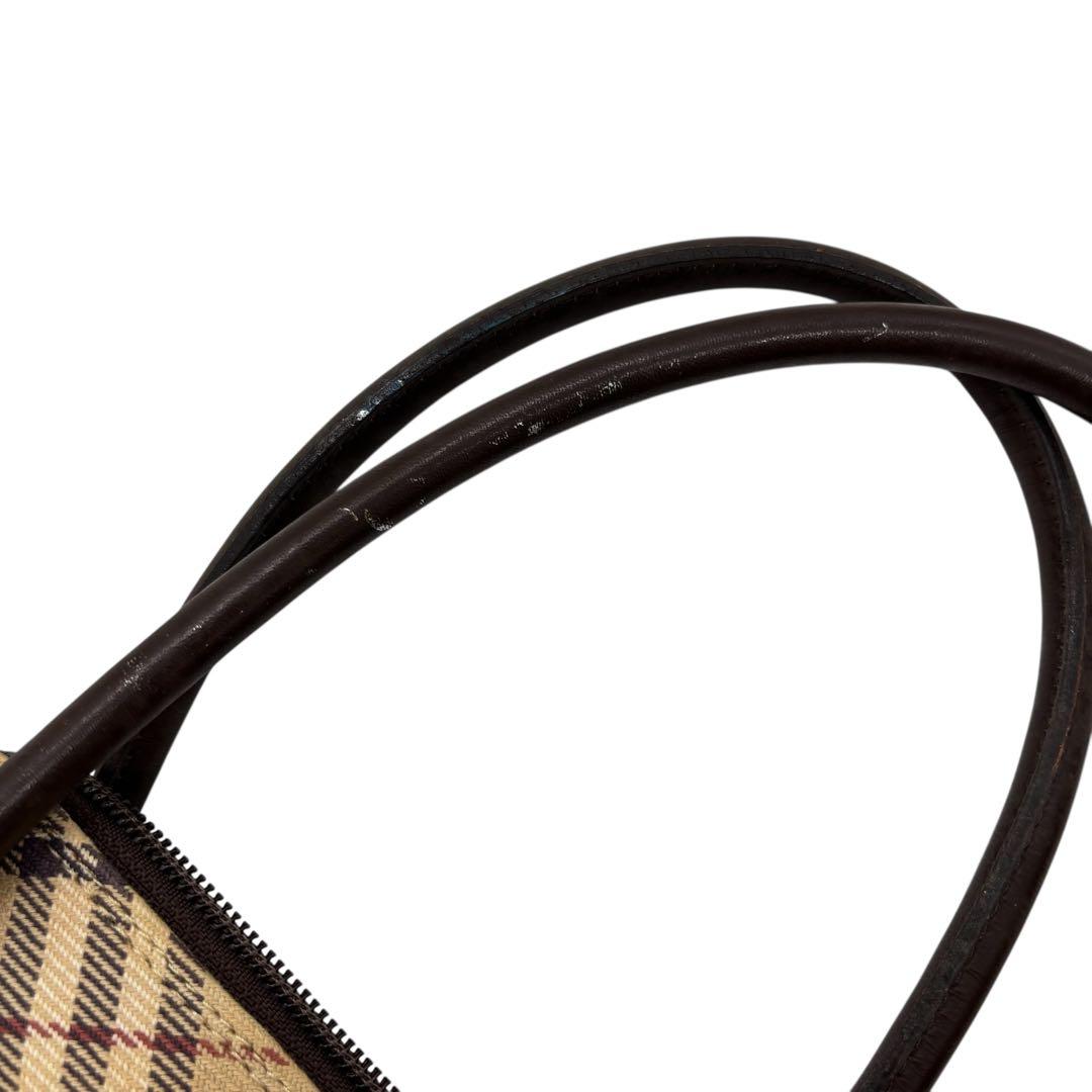 美品　BURBERRY バーバリー　ハンドバッグ　ノバチェック　ベージュ　250