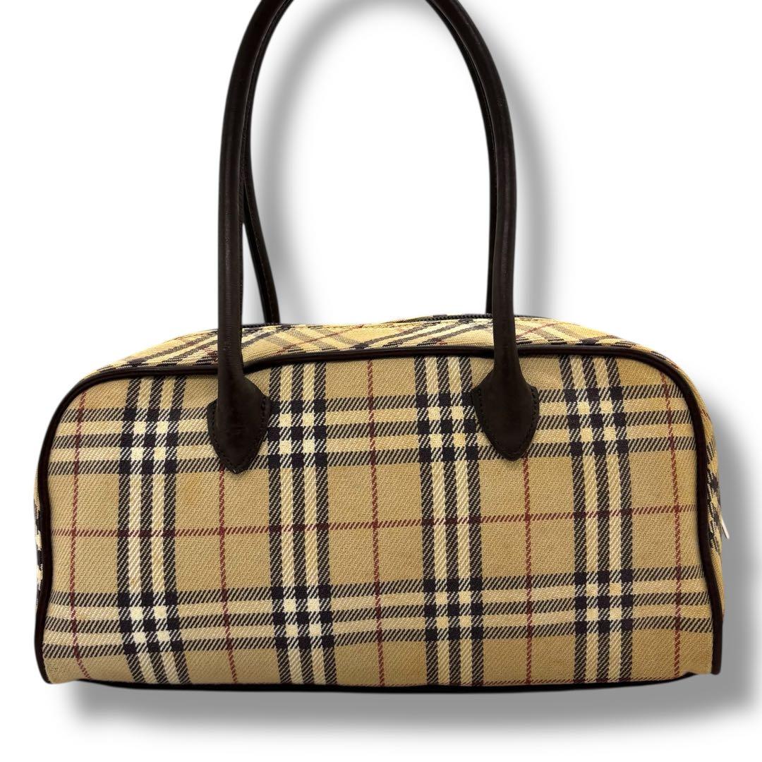 美品　BURBERRY バーバリー　ハンドバッグ　ノバチェック　ベージュ　250