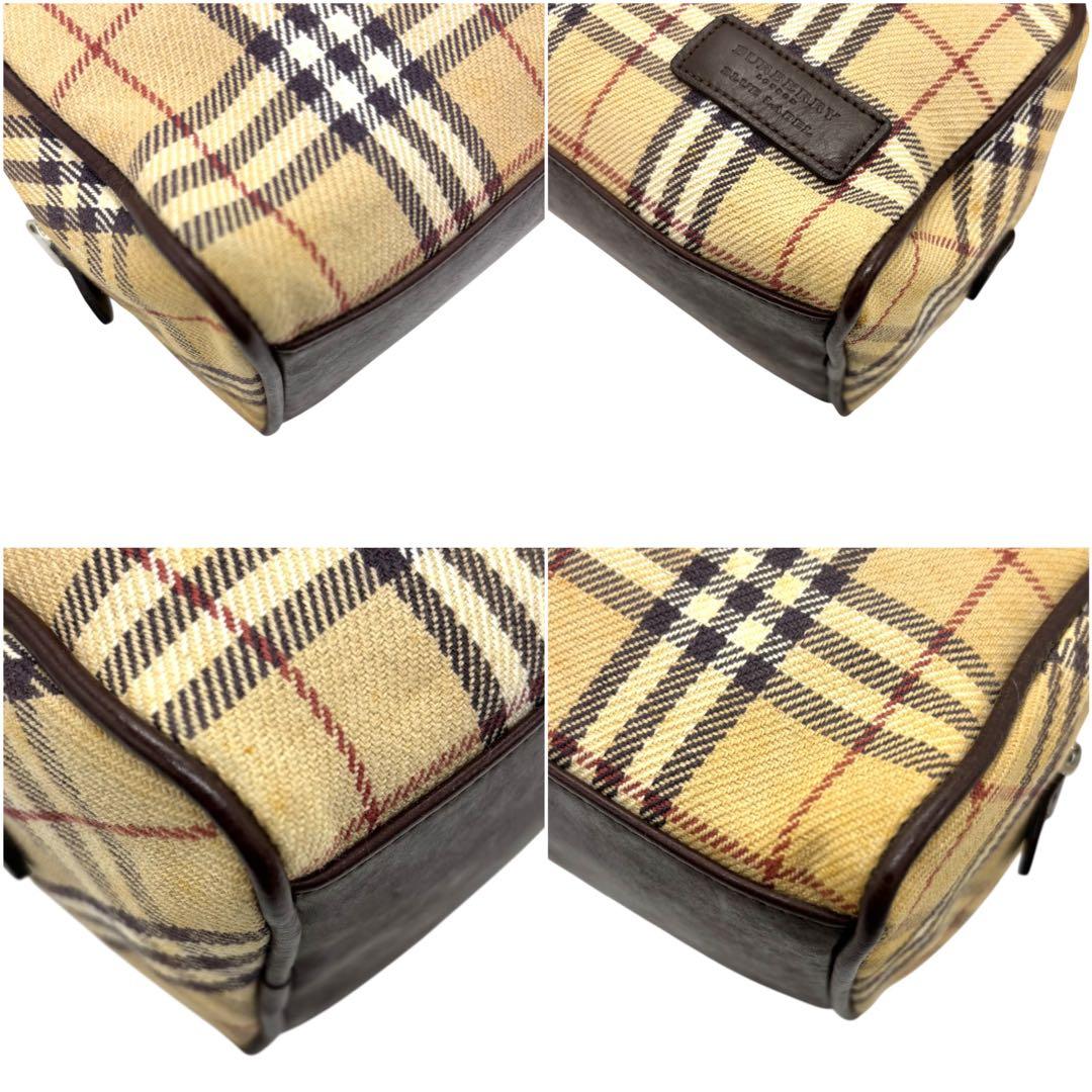 美品　BURBERRY バーバリー　ハンドバッグ　ノバチェック　ベージュ　250