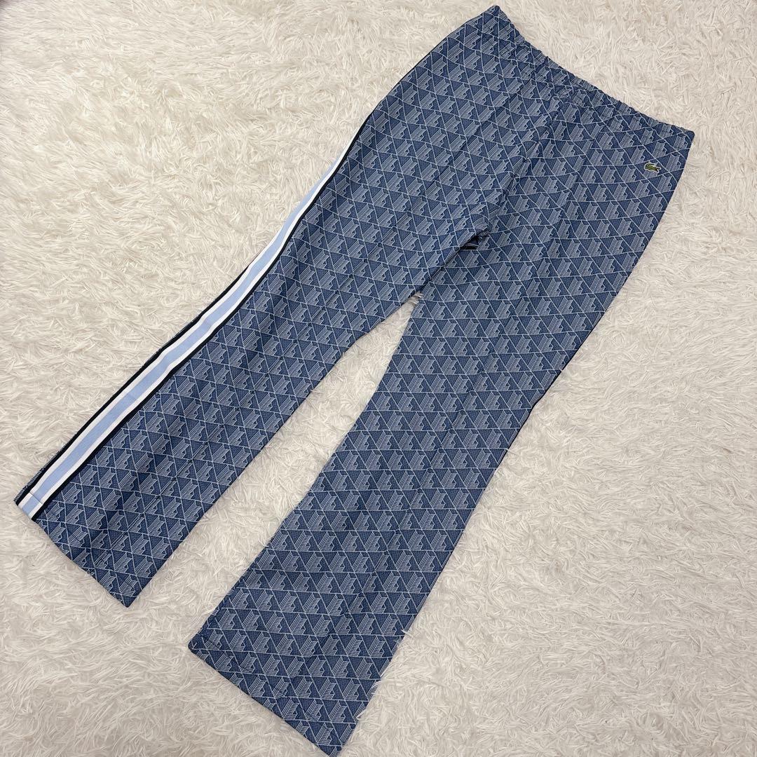 【未使用級】LACOSTE 総柄　ジャージ　トラックジャケット　セットアップL