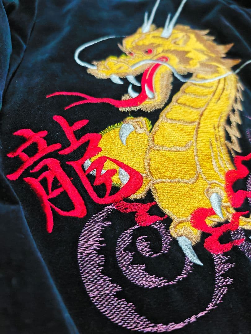 Jungle Storm 日本 限定 別珍 龍刺繍 スカジャン unisex