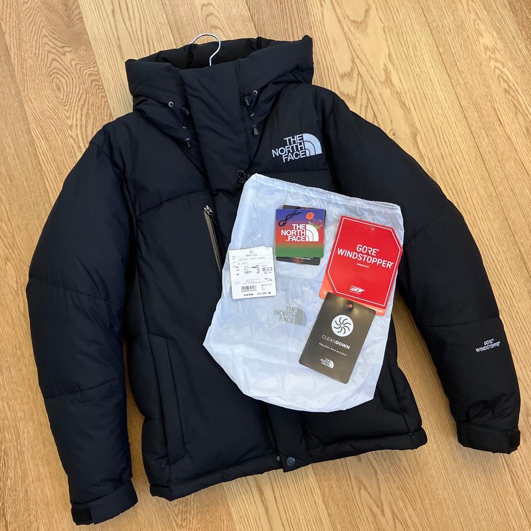 ノースフェイス バルトロライトジャケット　収納袋付　ブラック　XS