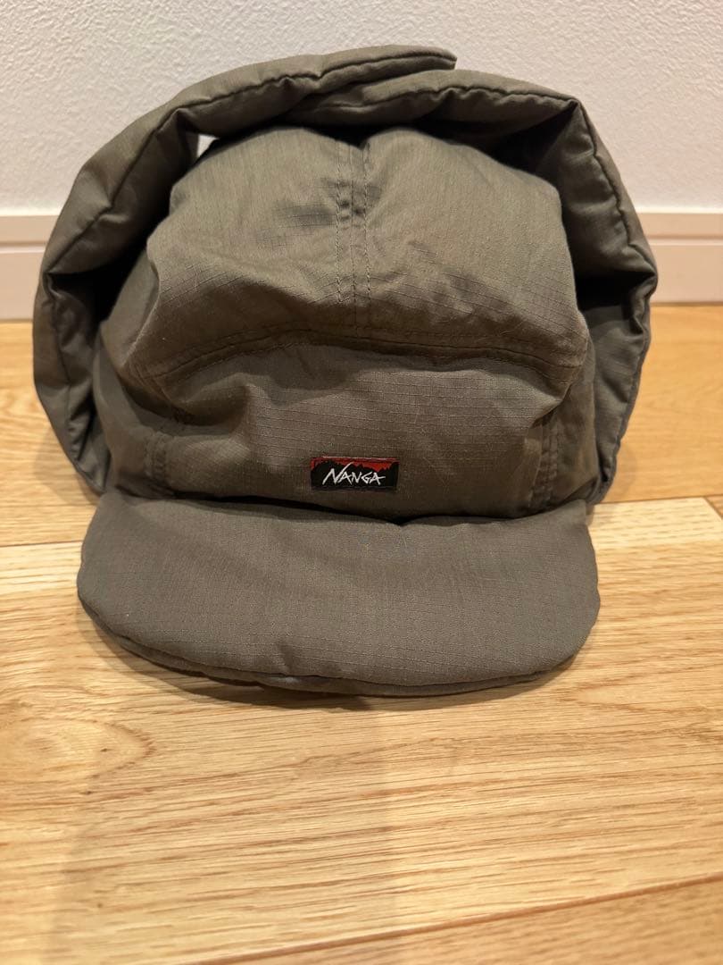 NANGA カーキ フライトキャップ