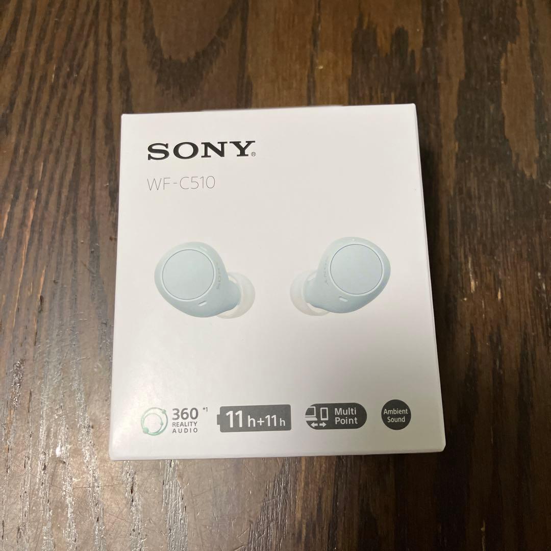 ソニー　ワイヤレスステレオヘッドセット イヤホン　WF-C510 ブルー