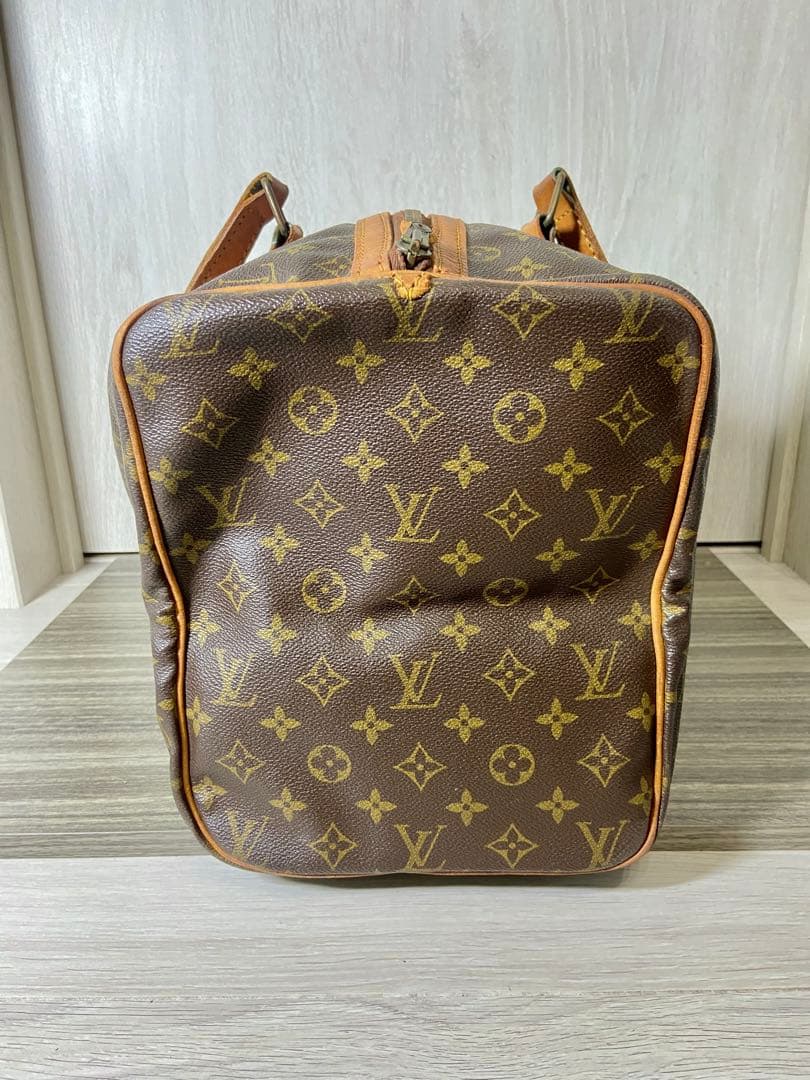 ルイヴィトン　ボストンバッグ　サックスプール 45 モノグラム　カデナ　レザー