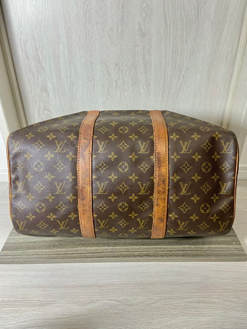 ルイヴィトン　ボストンバッグ　サックスプール 45 モノグラム　カデナ　レザー