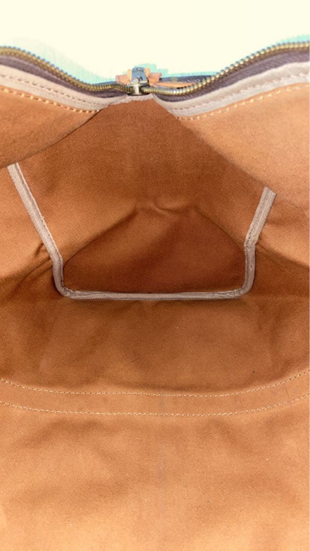 ルイヴィトン　ボストンバッグ　サックスプール 45 モノグラム　カデナ　レザー