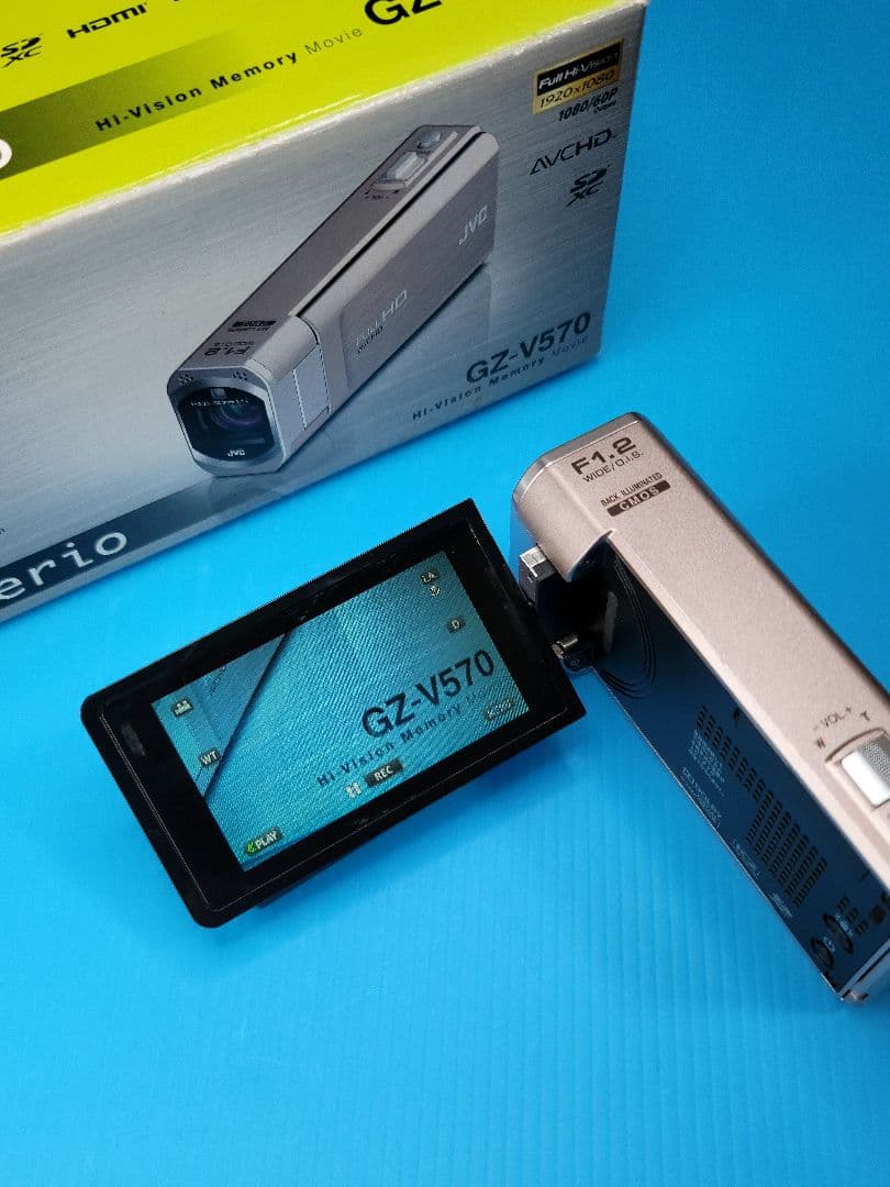 【F 1.2レンズ】JVC Everio GZ-V570-N ピンクゴールド