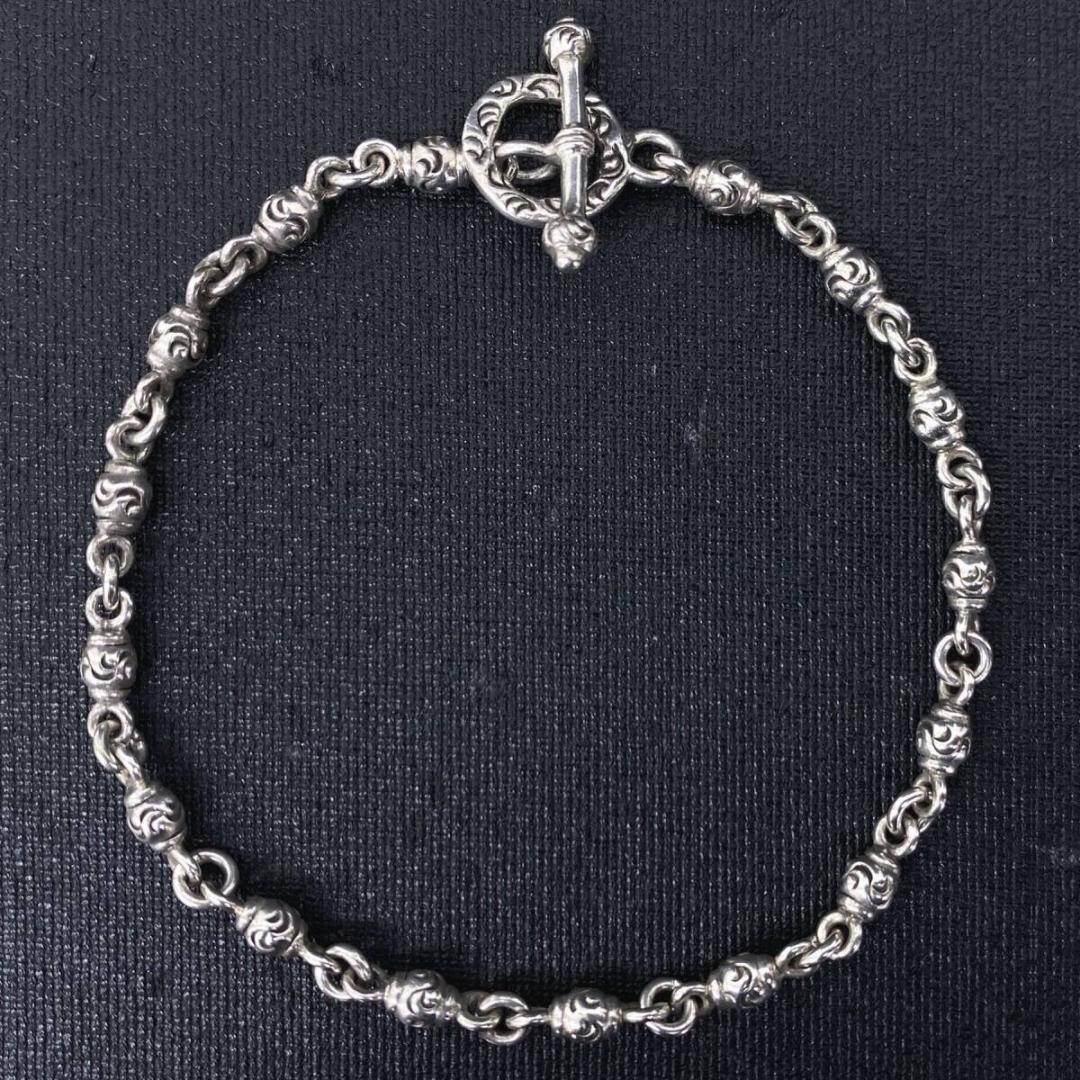 ARIZONA FREEDOM B-57b シルバー 唐草 ビーズ ブレスレット