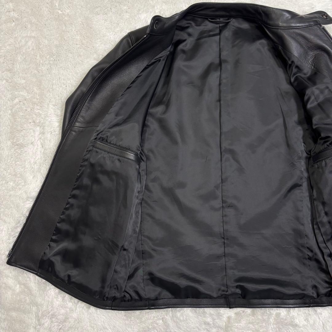 EDIFICE　シープスキン レザージャケット シングル Lサイズ