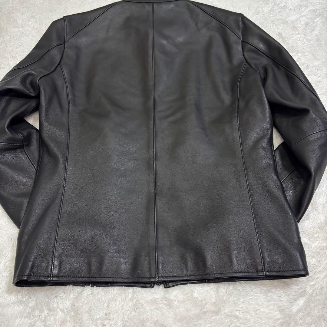 EDIFICE　シープスキン レザージャケット シングル Lサイズ