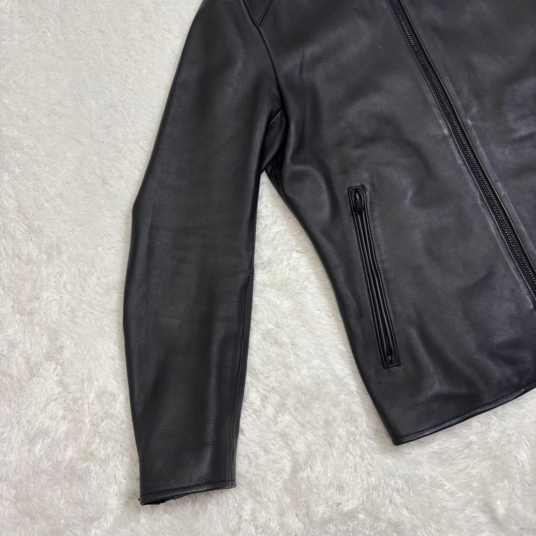 EDIFICE　シープスキン レザージャケット シングル Lサイズ