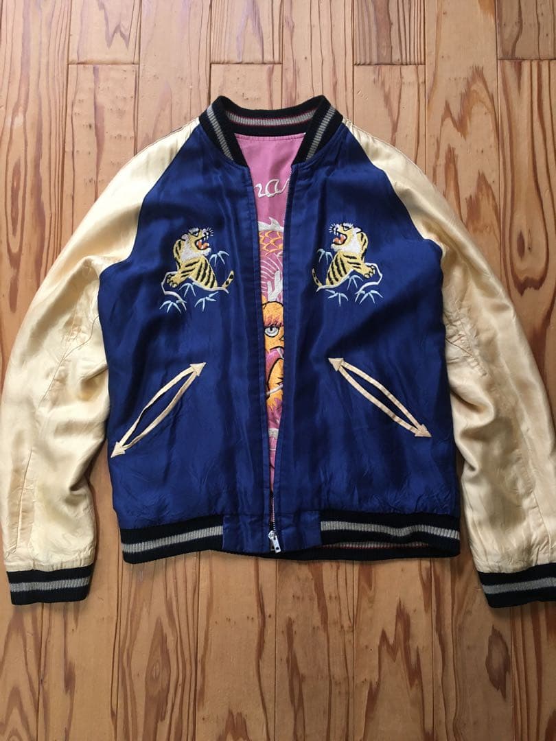 東洋エンタープライズ　スカジャン　東洋テイラー　刺繍　リバーシブル　龍　鷹　竜