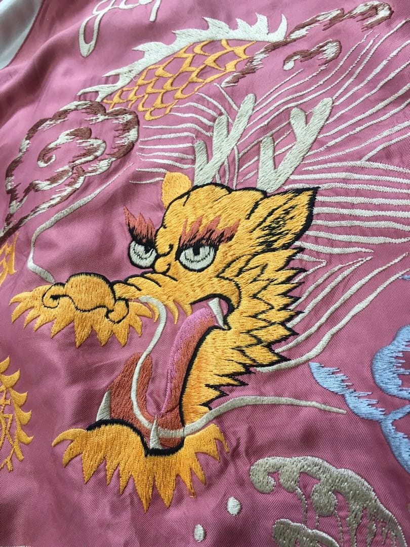 東洋エンタープライズ　スカジャン　東洋テイラー　刺繍　リバーシブル　龍　鷹　竜