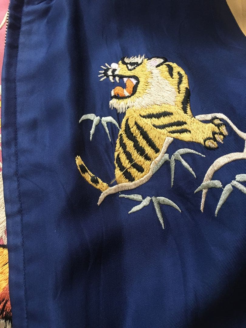 東洋エンタープライズ　スカジャン　東洋テイラー　刺繍　リバーシブル　龍　鷹　竜