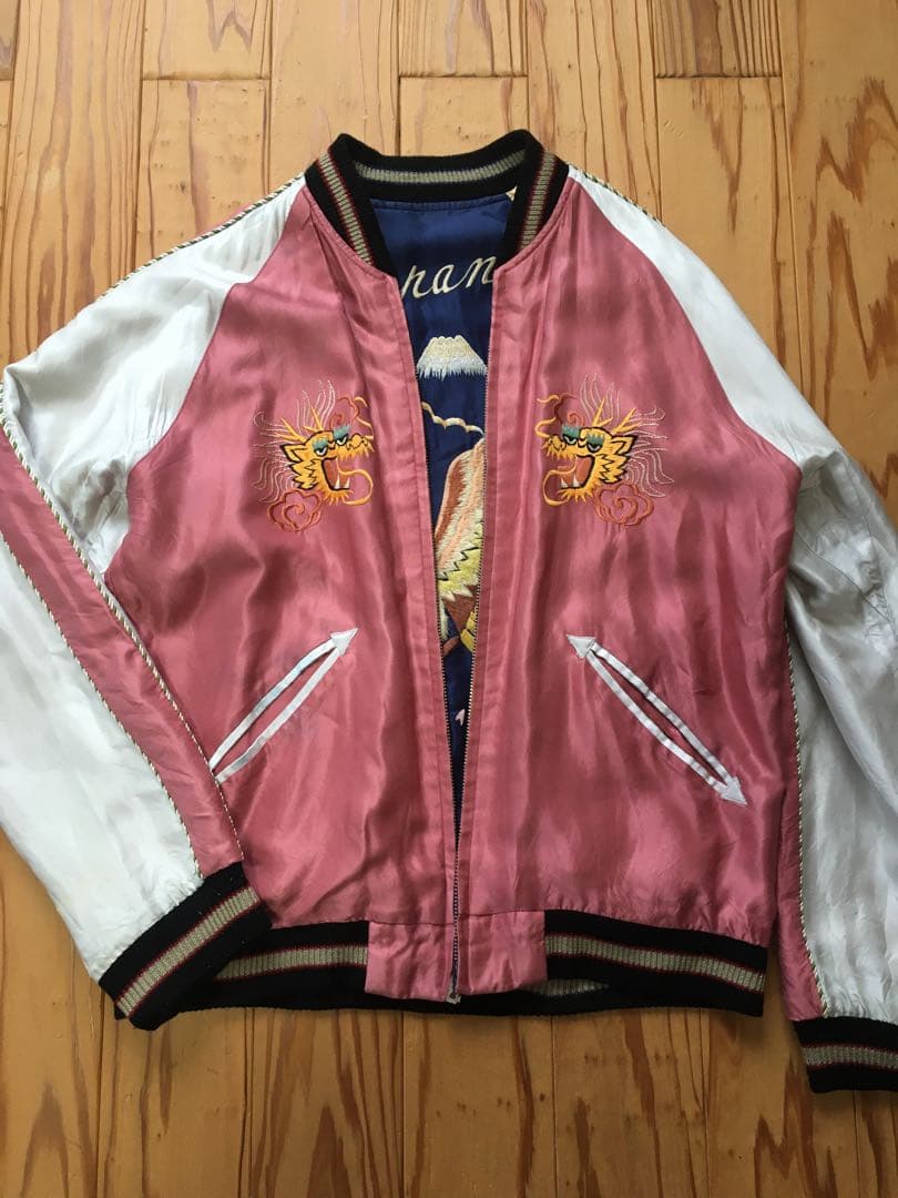 東洋エンタープライズ　スカジャン　東洋テイラー　刺繍　リバーシブル　龍　鷹　竜