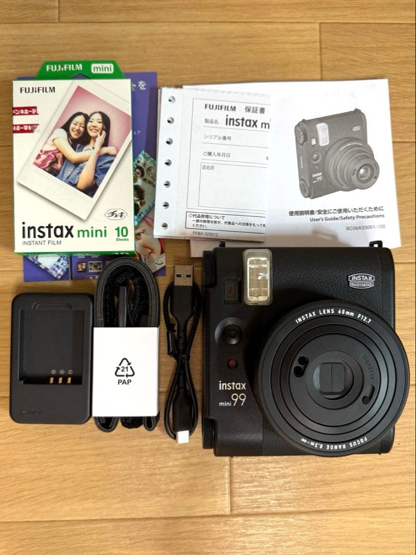 【限定値下げ中】チェキ本体＋フィルムセットinstax mini99 即日発送