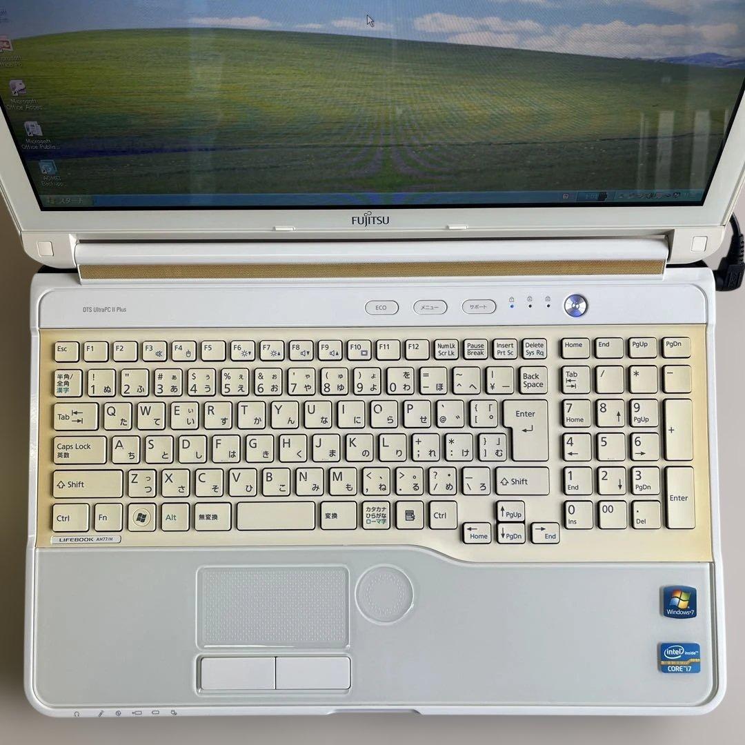 ☆格安美品XP☆富士通15.6インチ大画面長時間バッテリー第3世代i7ノートPC