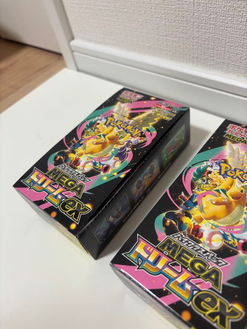 ポケモンカード メガドリーム 3BOX シュリンクなし ペリペリ付き 封入率一致