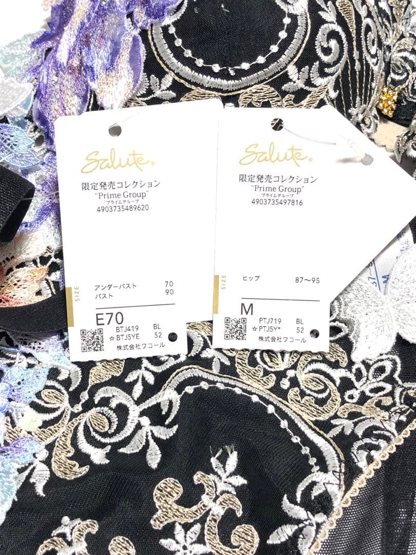 【E70M】【限定】ワコール　サルート　19G ブラショーツ BL 新品未使用