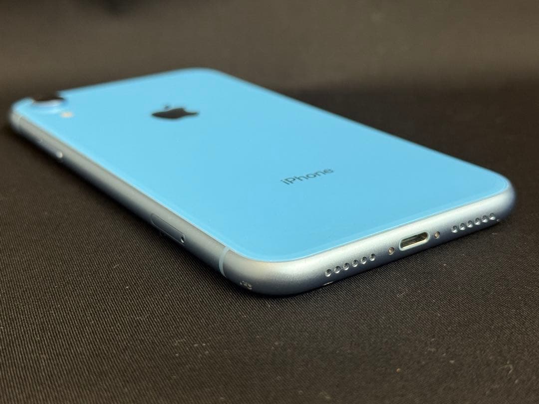 【美品】SIMフリー iPhone XR 64GB ブルー