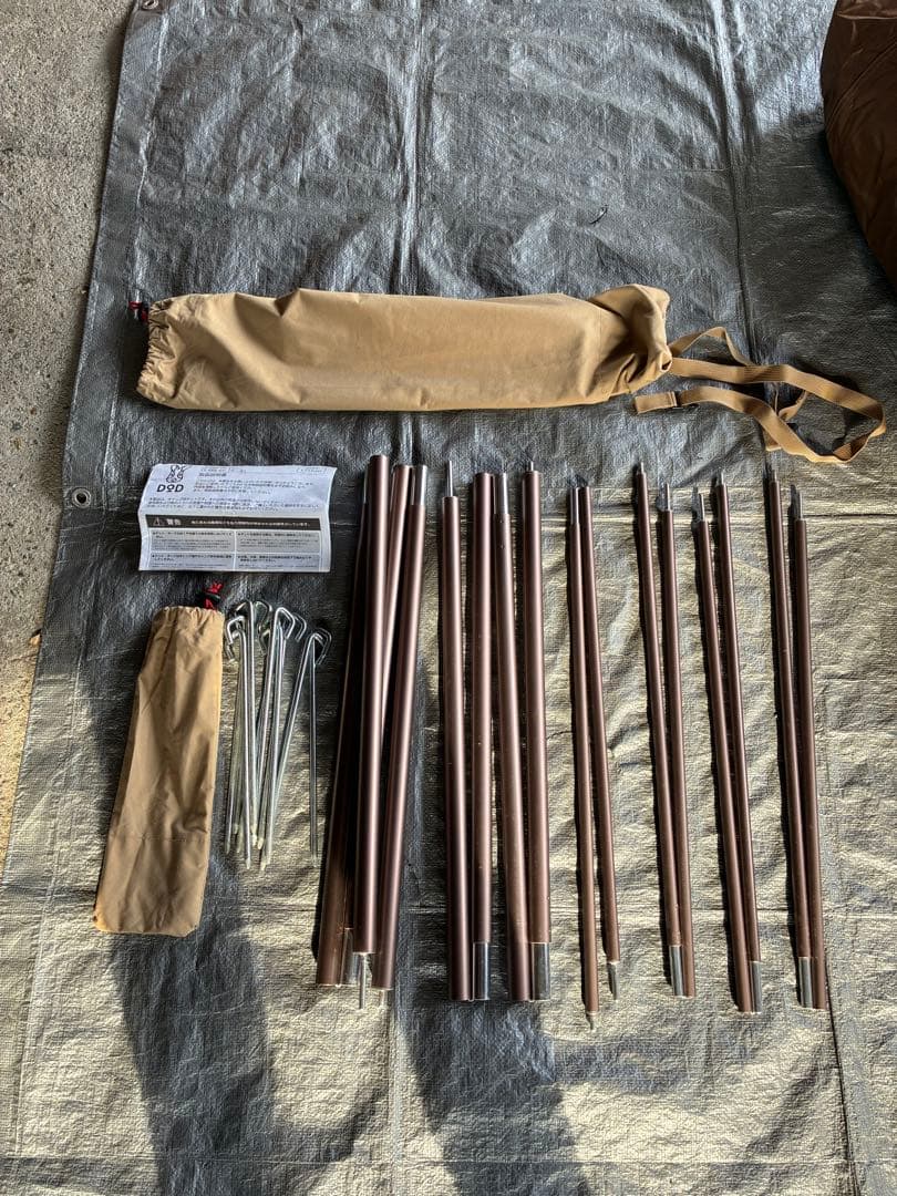 DOD エイテントT5-668-TN カラータン　使用回数10回未満　美品です。