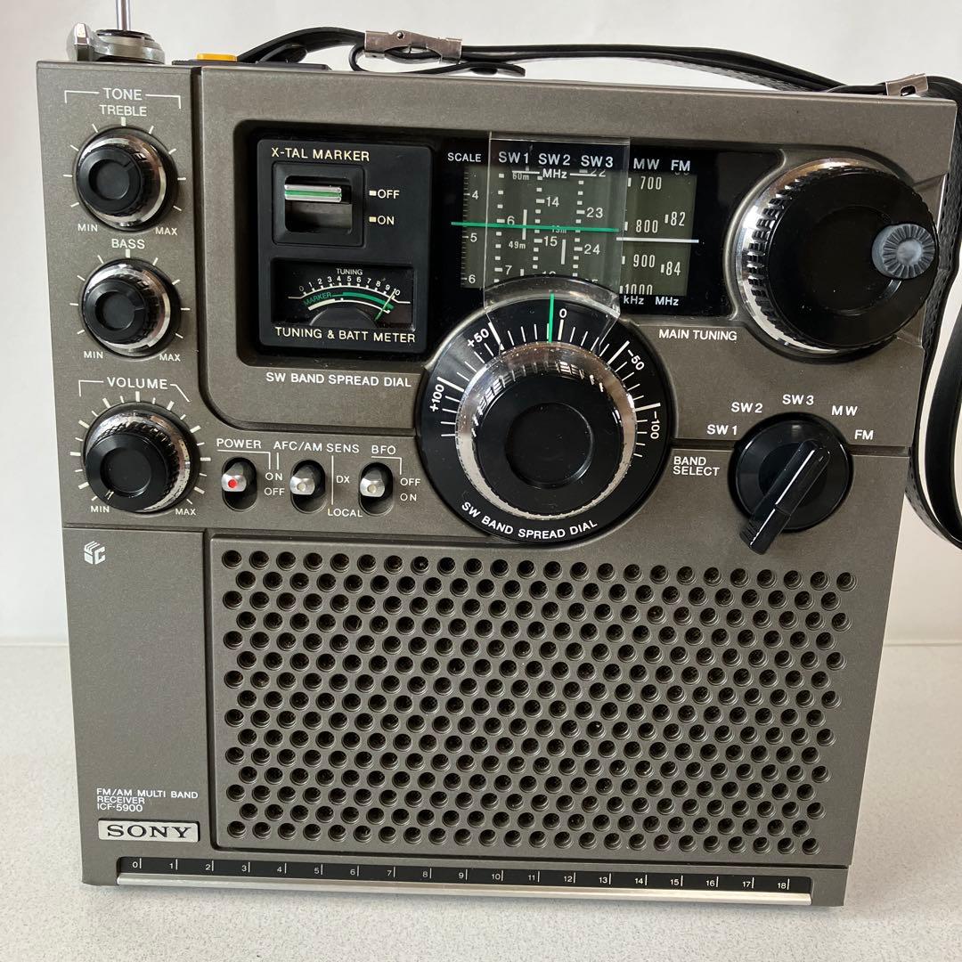 ソニーＢＣＬラジオ　ＩＣＦー５９００　　　　　完動品