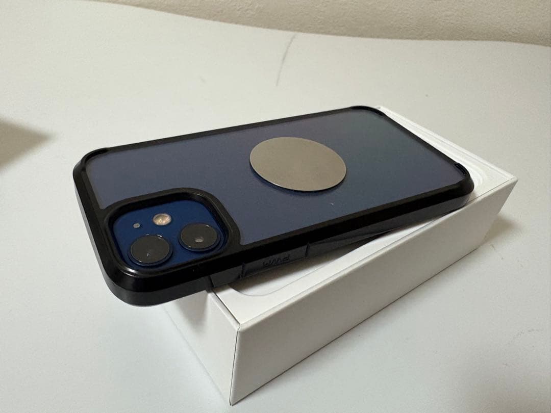 Apple iPhone 12 mini 64GB青 ケース付き 美品