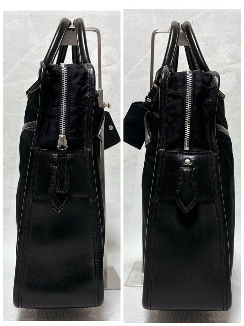 フェリージ ビジネスバッグ ブリーフケース 黒 ブラック　8637/2